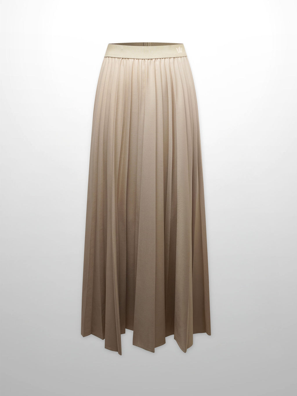 PLEATED SKIRT 35"- TAN