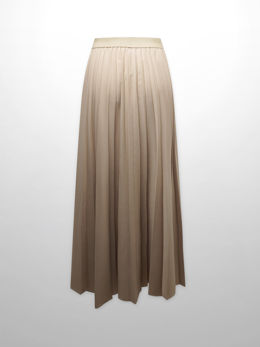 PLEATED SKIRT 35"- TAN