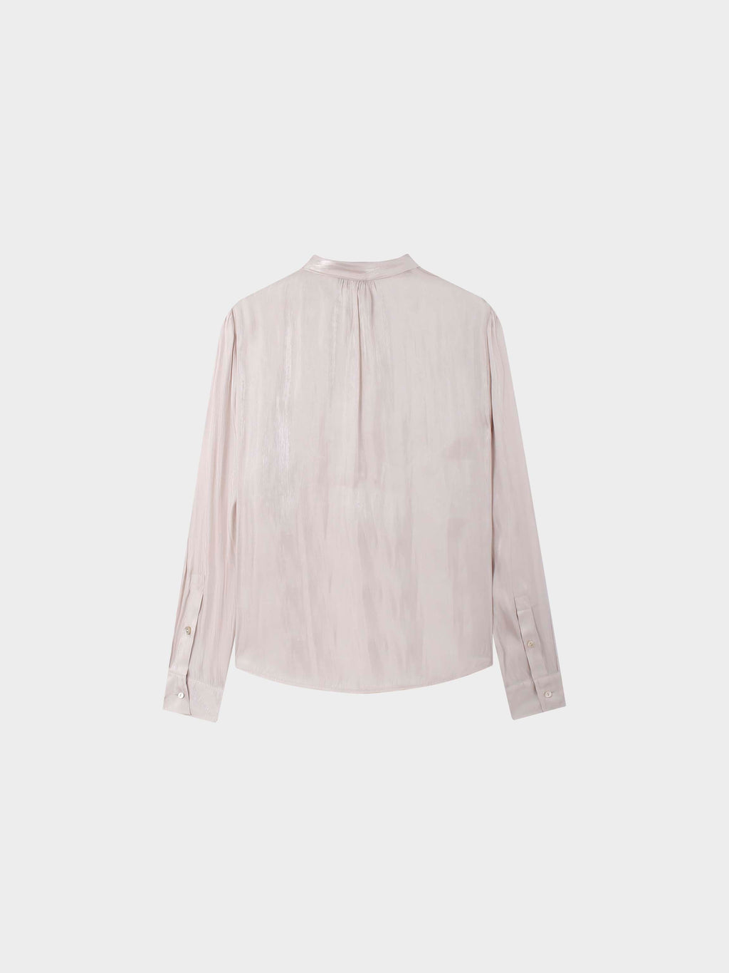Shimmer Tie Blouse-Ivory-1