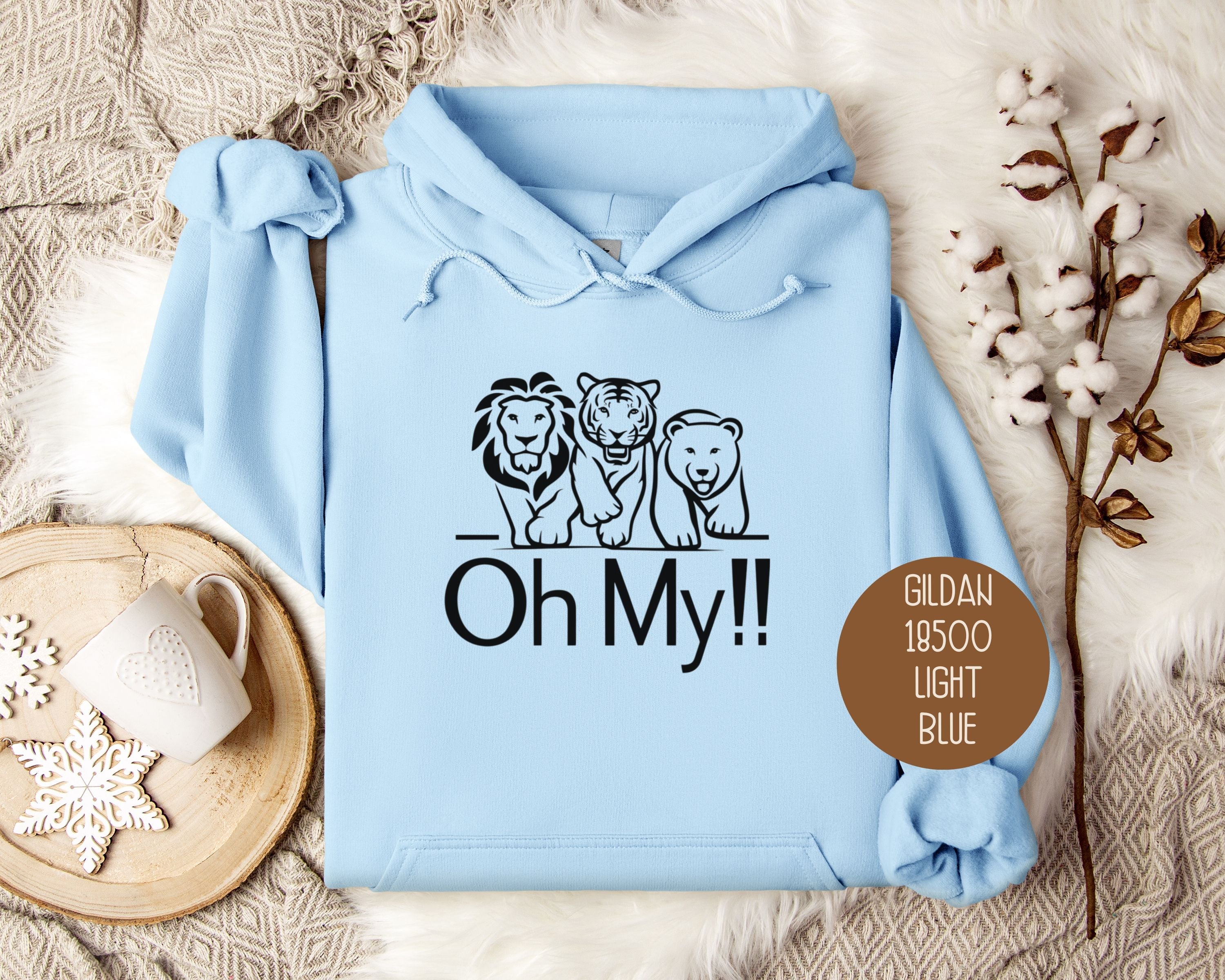 Lions Tigers Bears Oh My Hoodie-2