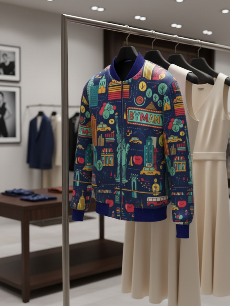 Men's MIDTOWN Bomber Jacket BYMANYC ® New York-4