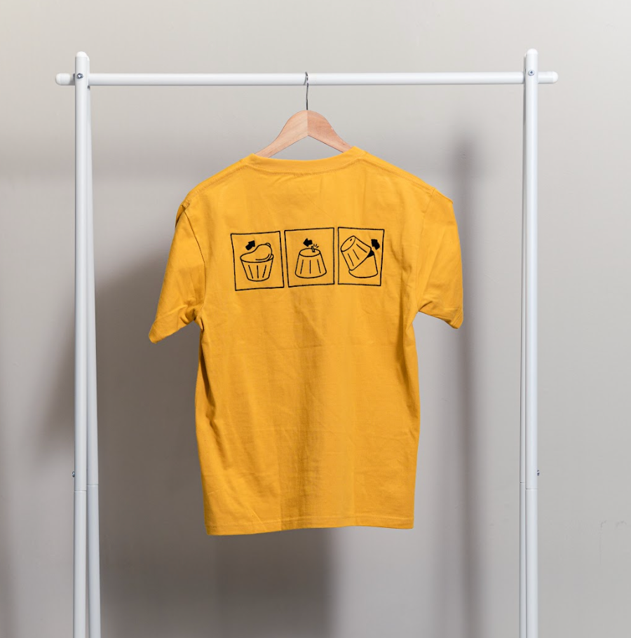 PURIN: Embroidered short sleeve t-shirt-1