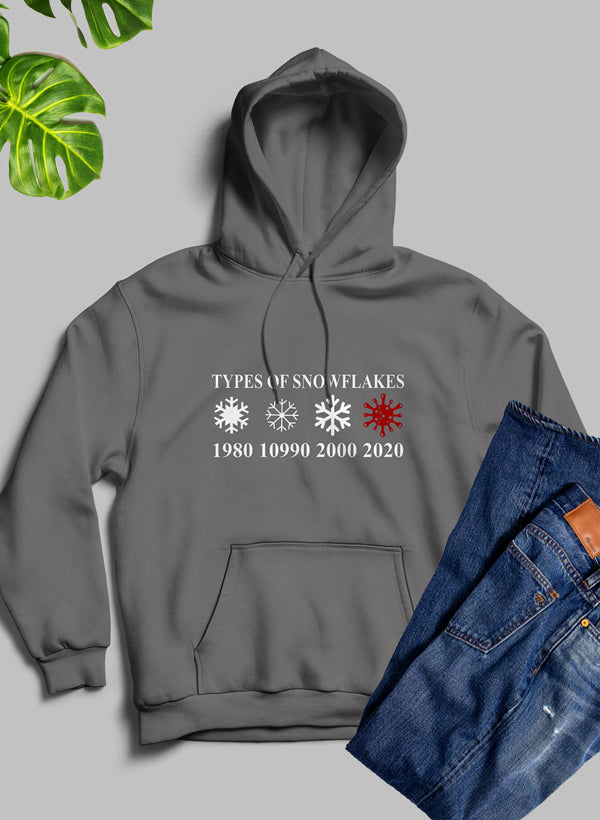 Types Of Snowflakes Hoodie-2