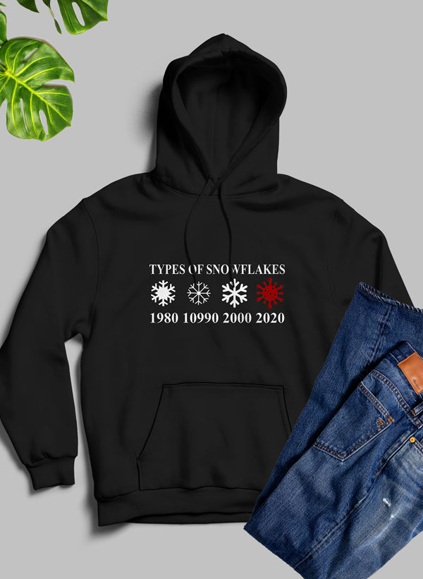 Types Of Snowflakes Hoodie-1