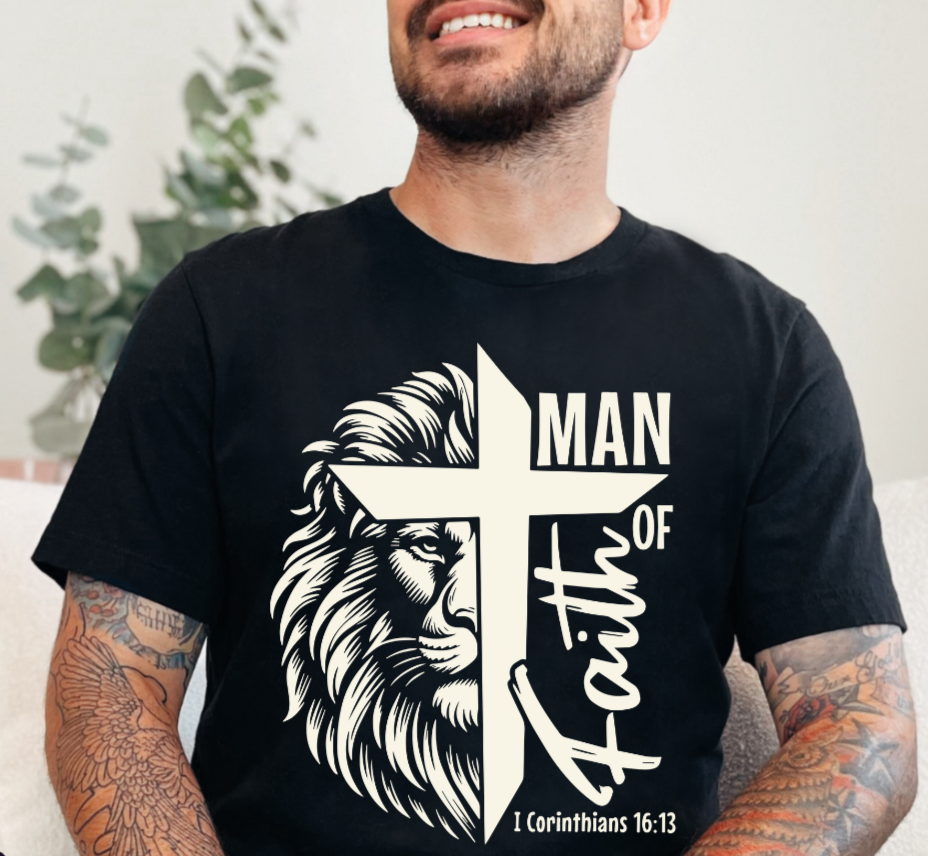 Christian Mens Shirt-Man of God-0