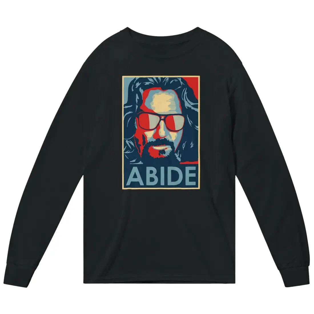 Big Lebowski Abide, Hope Style Long Sleeve Shirt-3