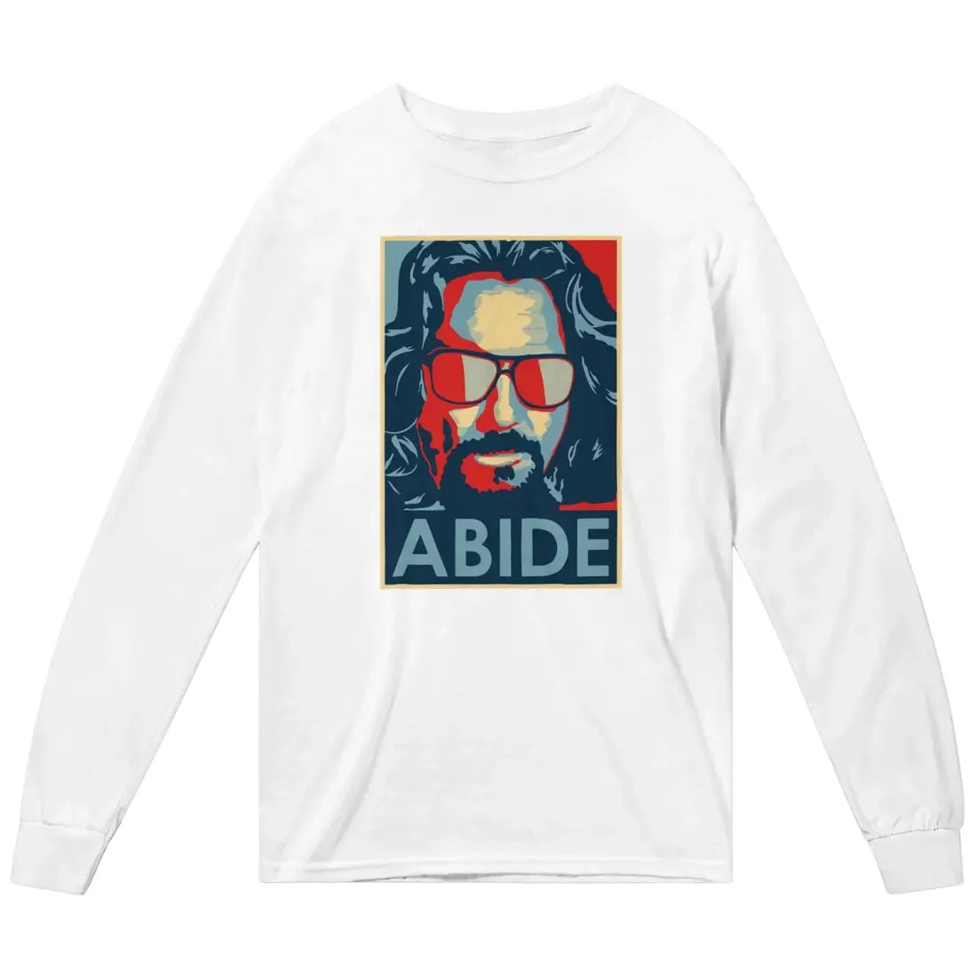 Big Lebowski Abide, Hope Style Long Sleeve Shirt-2