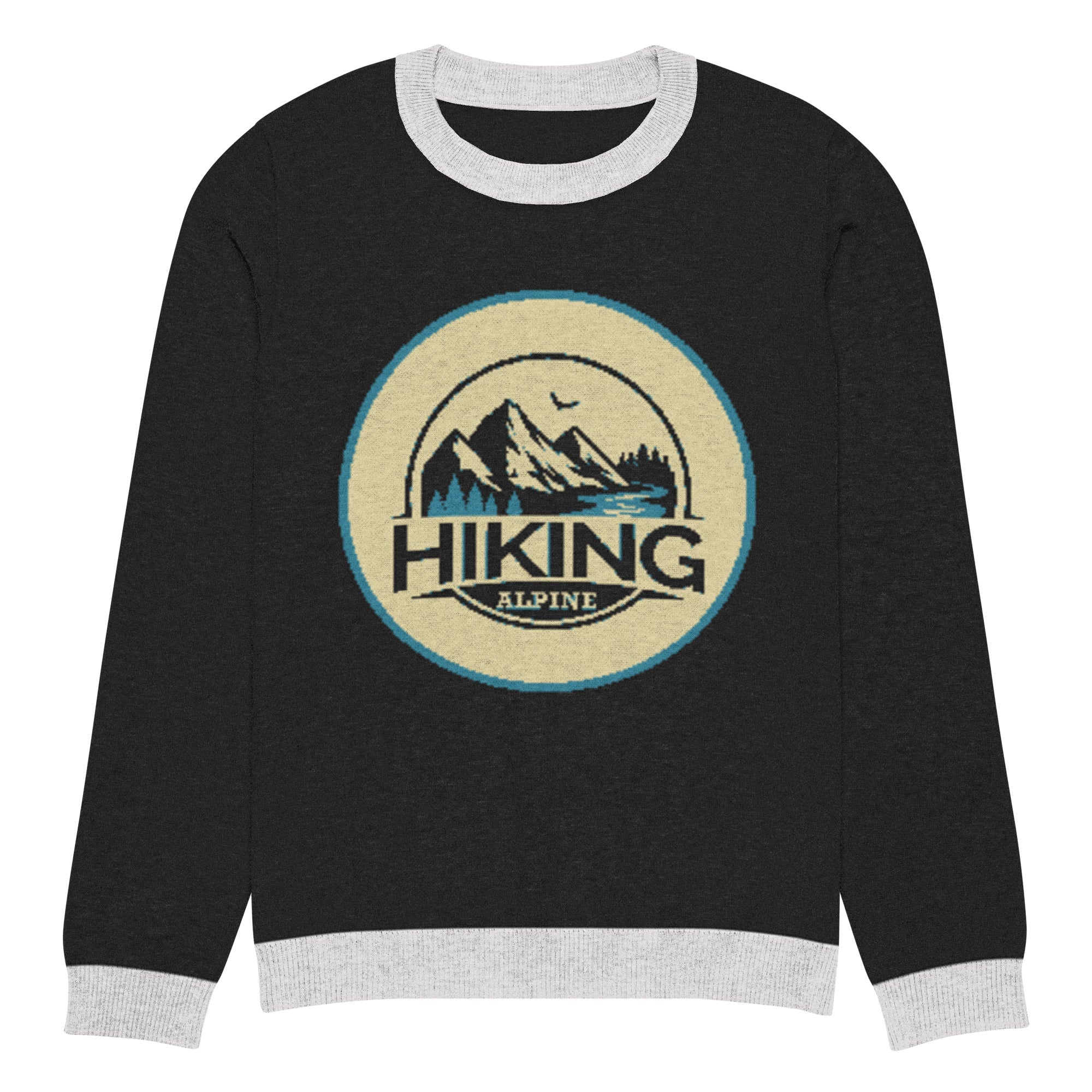 Hiking Alpine Knitted crew neck sweater-0