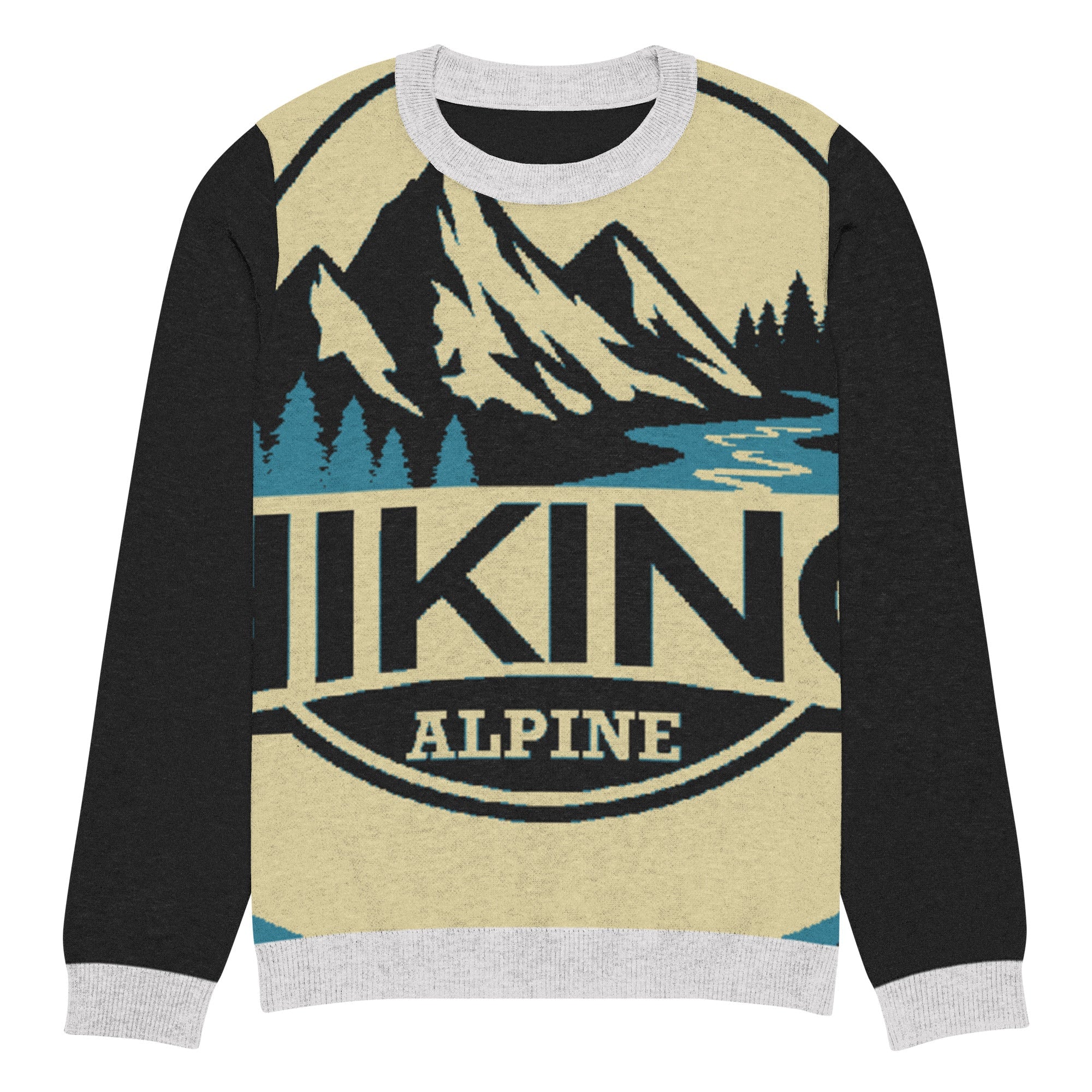 Hiking Alpine Knitted crew neck sweater-5