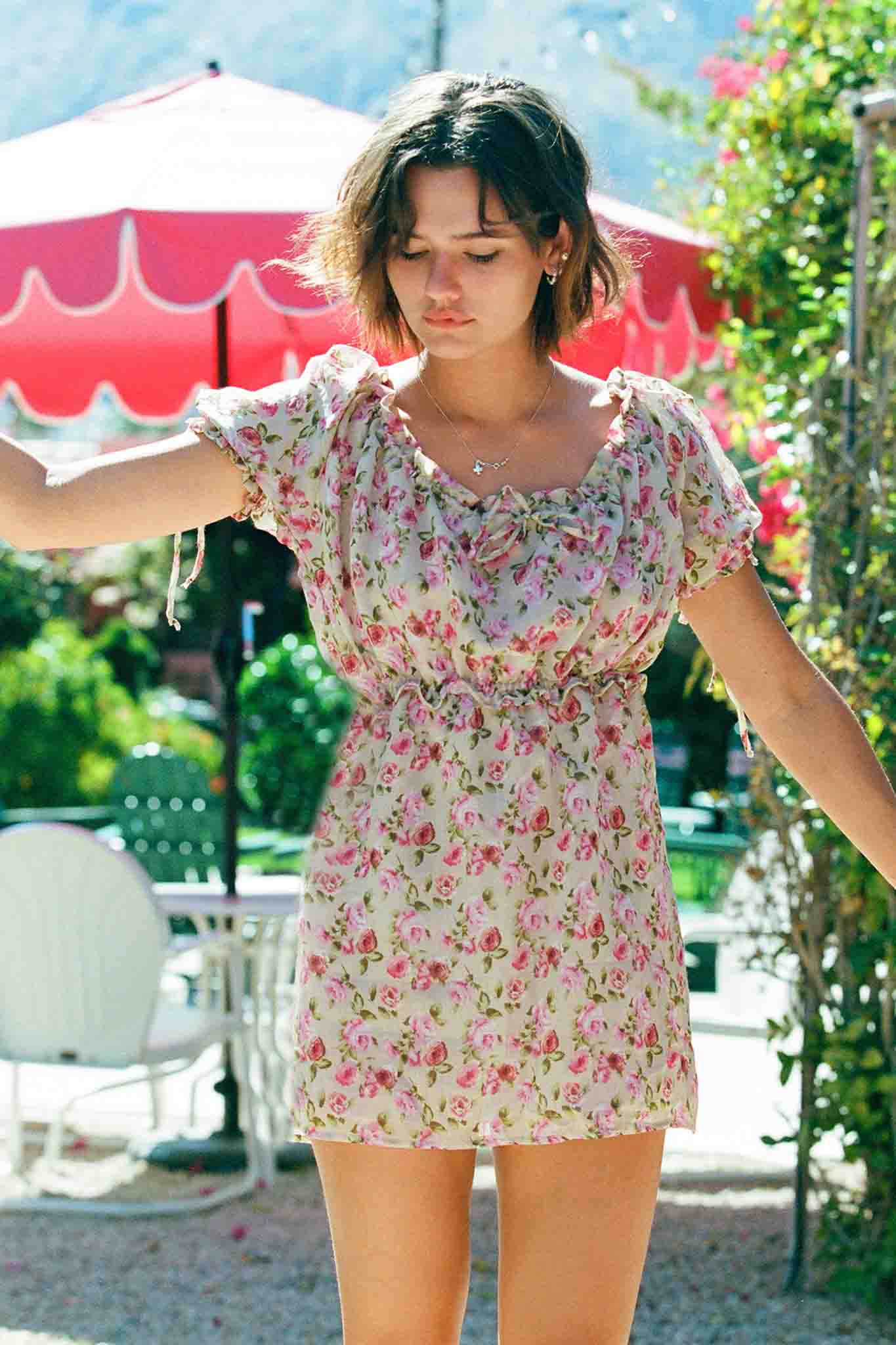 Daffodil Dress  - Pink Floral