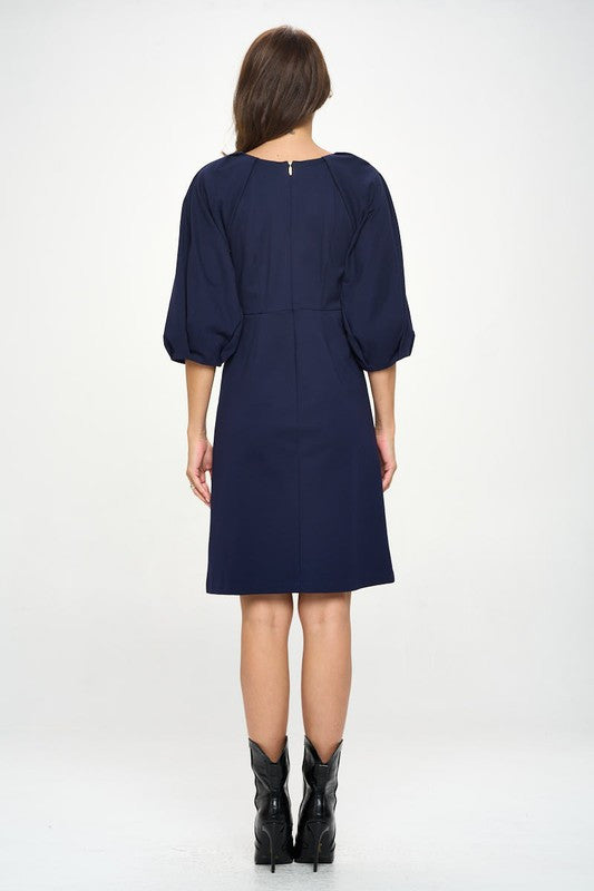 Balloon Sleeve Dress