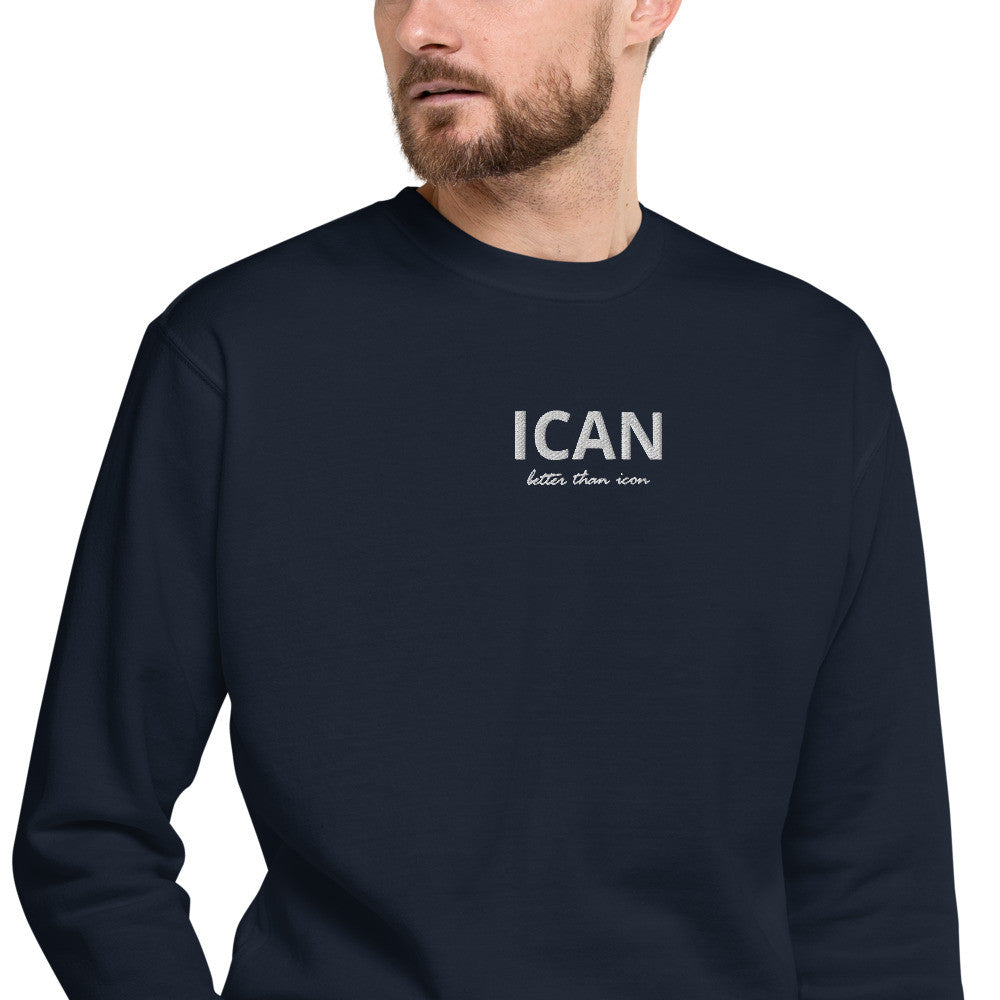 ICAN Unisex Fleece Pullover by Gianneli