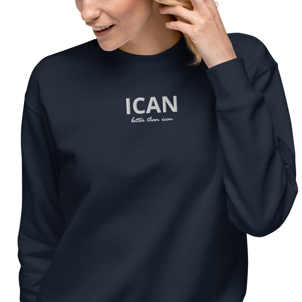 ICAN Unisex Fleece Pullover by Gianneli