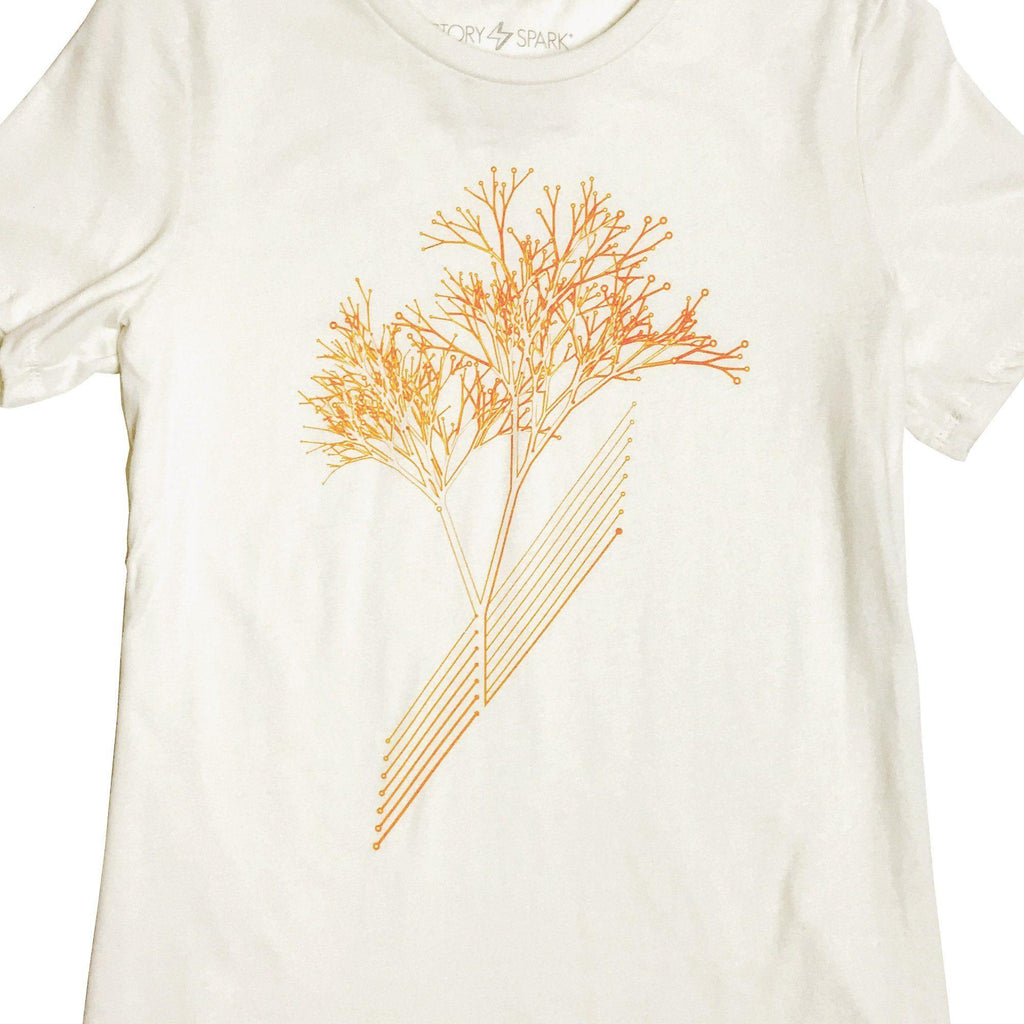 Circuit Tree Womens T-shirt-1