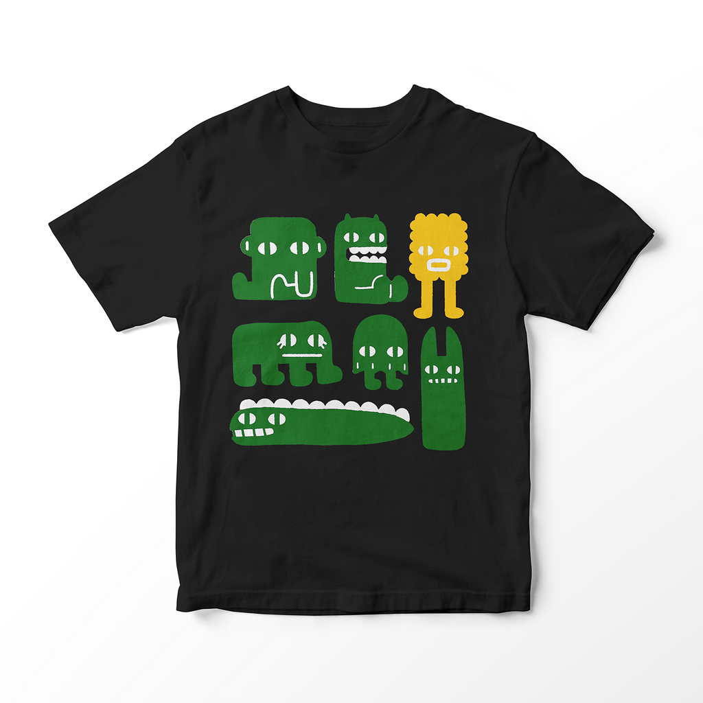 TOMODACHI: Chenille short sleeve t-shirt-3