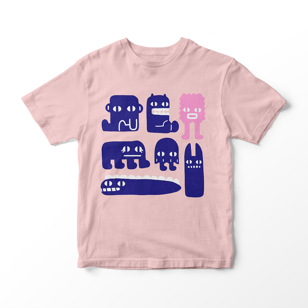 TOMODACHI: Chenille short sleeve t-shirt-2