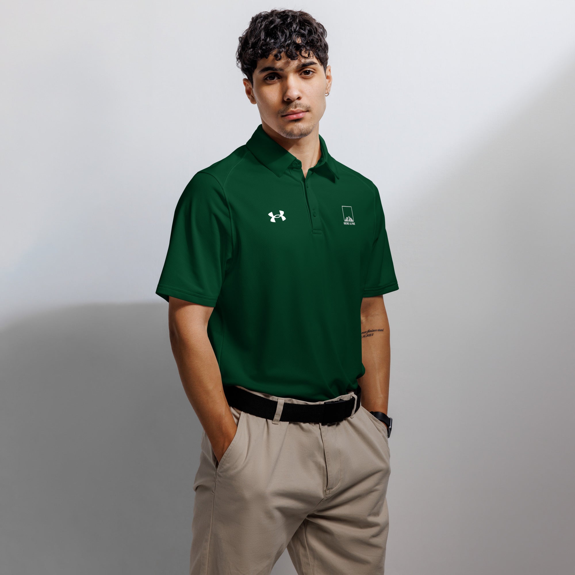 Hiking Alpine Square Under Armour® men's polo