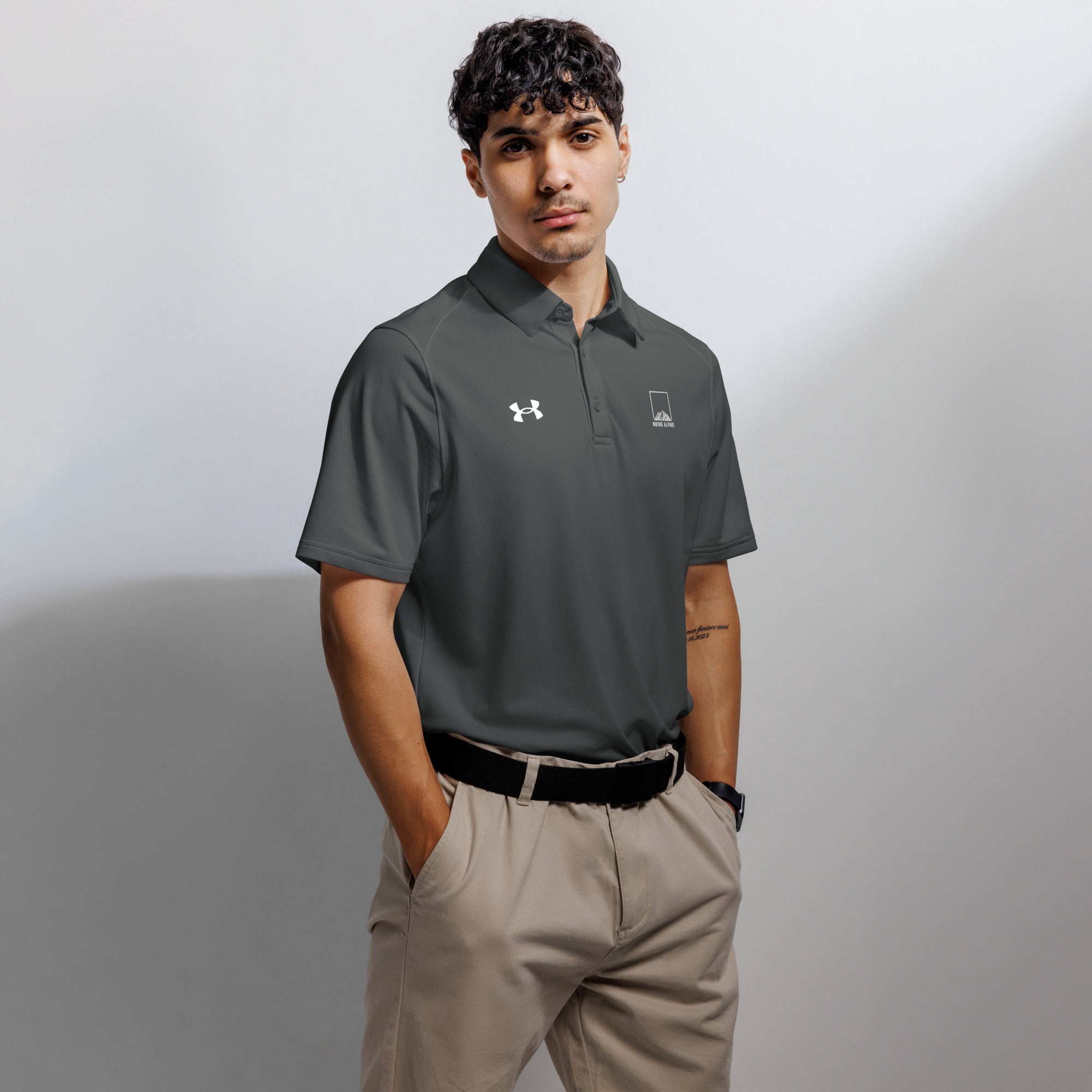 Hiking Alpine Square Under Armour® men's polo