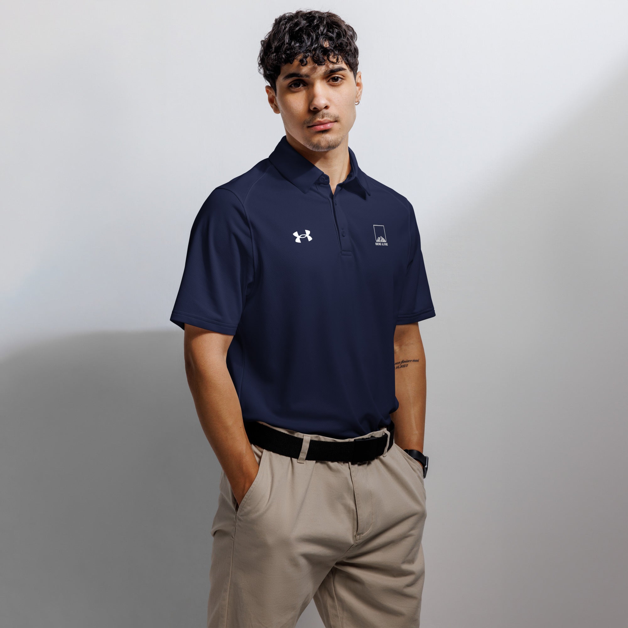 Hiking Alpine Square Under Armour® men's polo