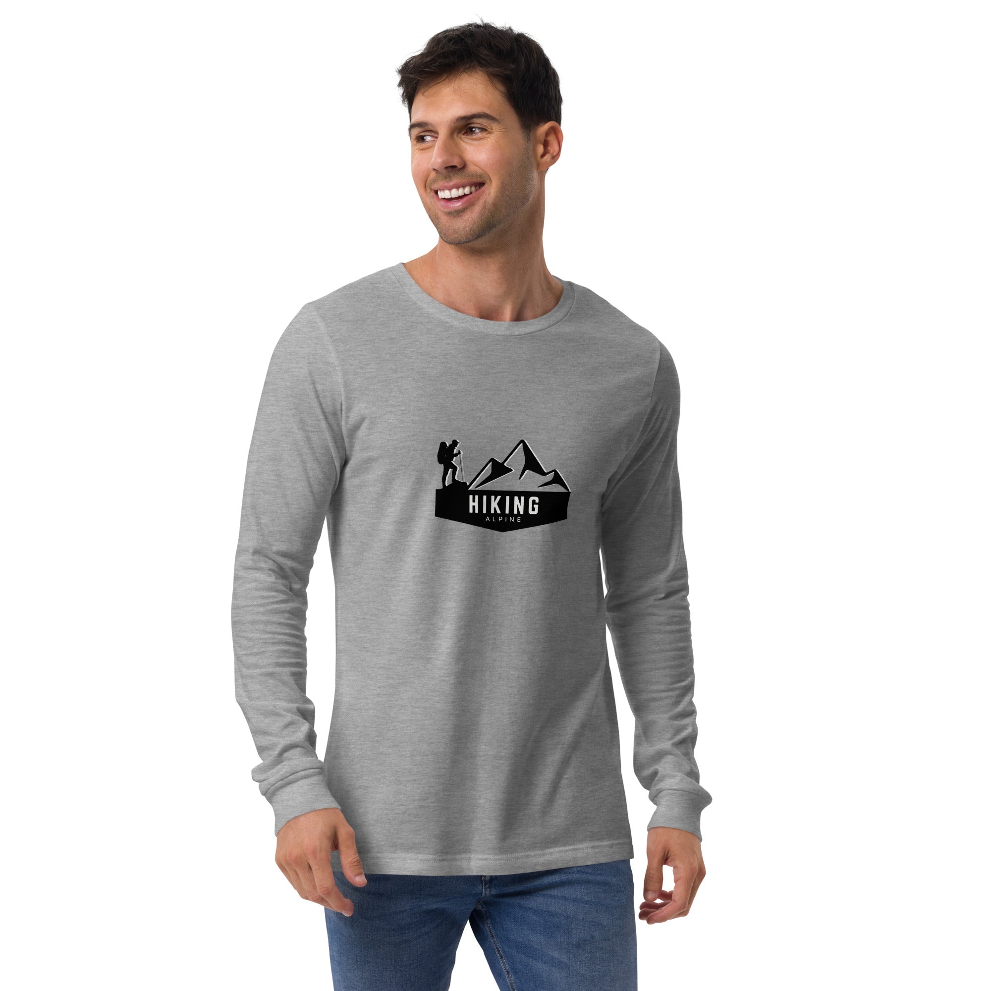Hiking Alpine Unisex Long Sleeve Tee-7