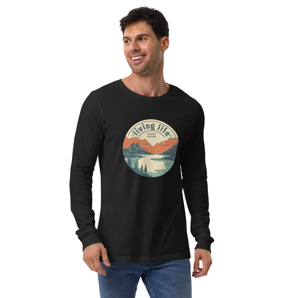 Hiking Alpine Outdoors Unisex Long Sleeve Tee-0
