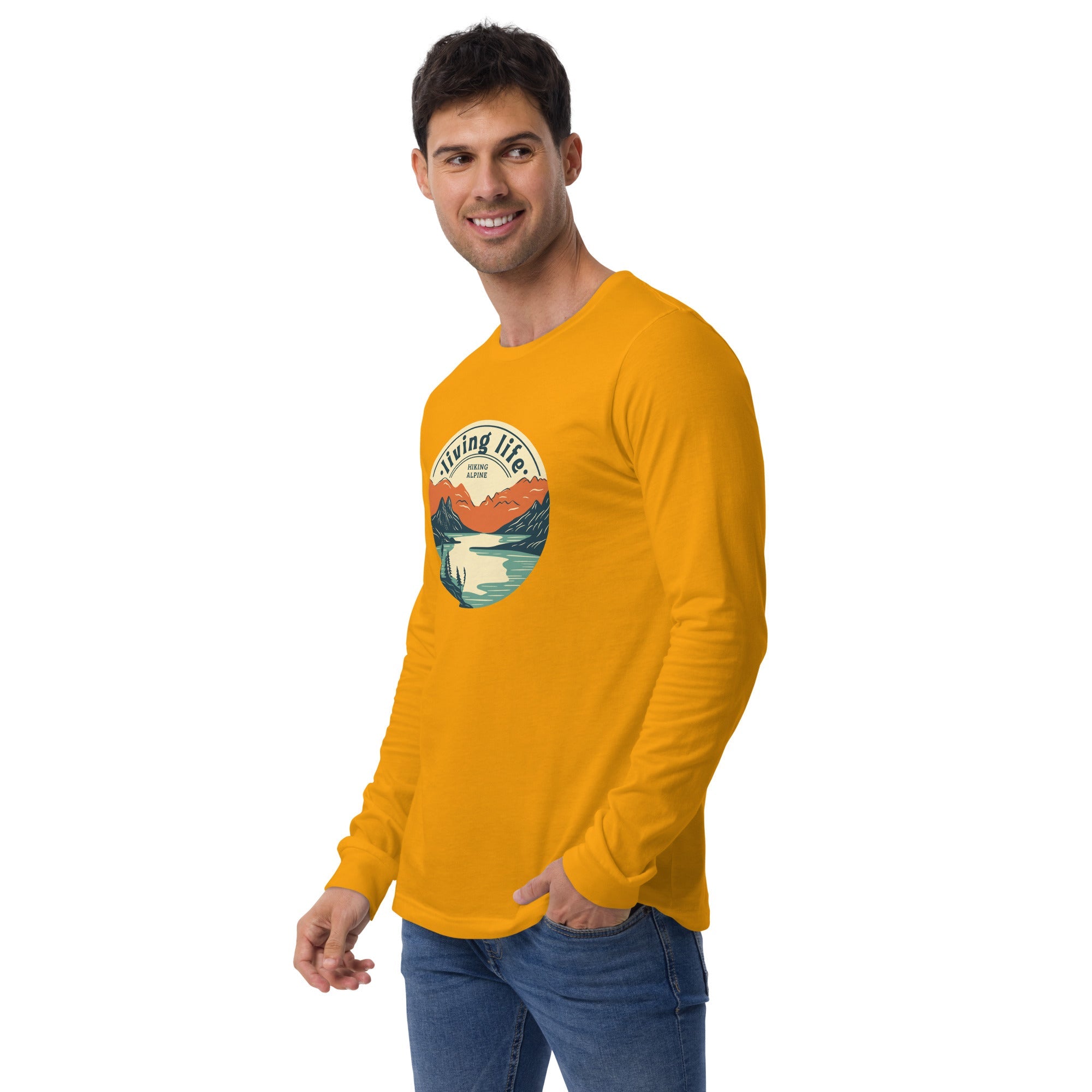 Hiking Alpine Outdoors Unisex Long Sleeve Tee-12