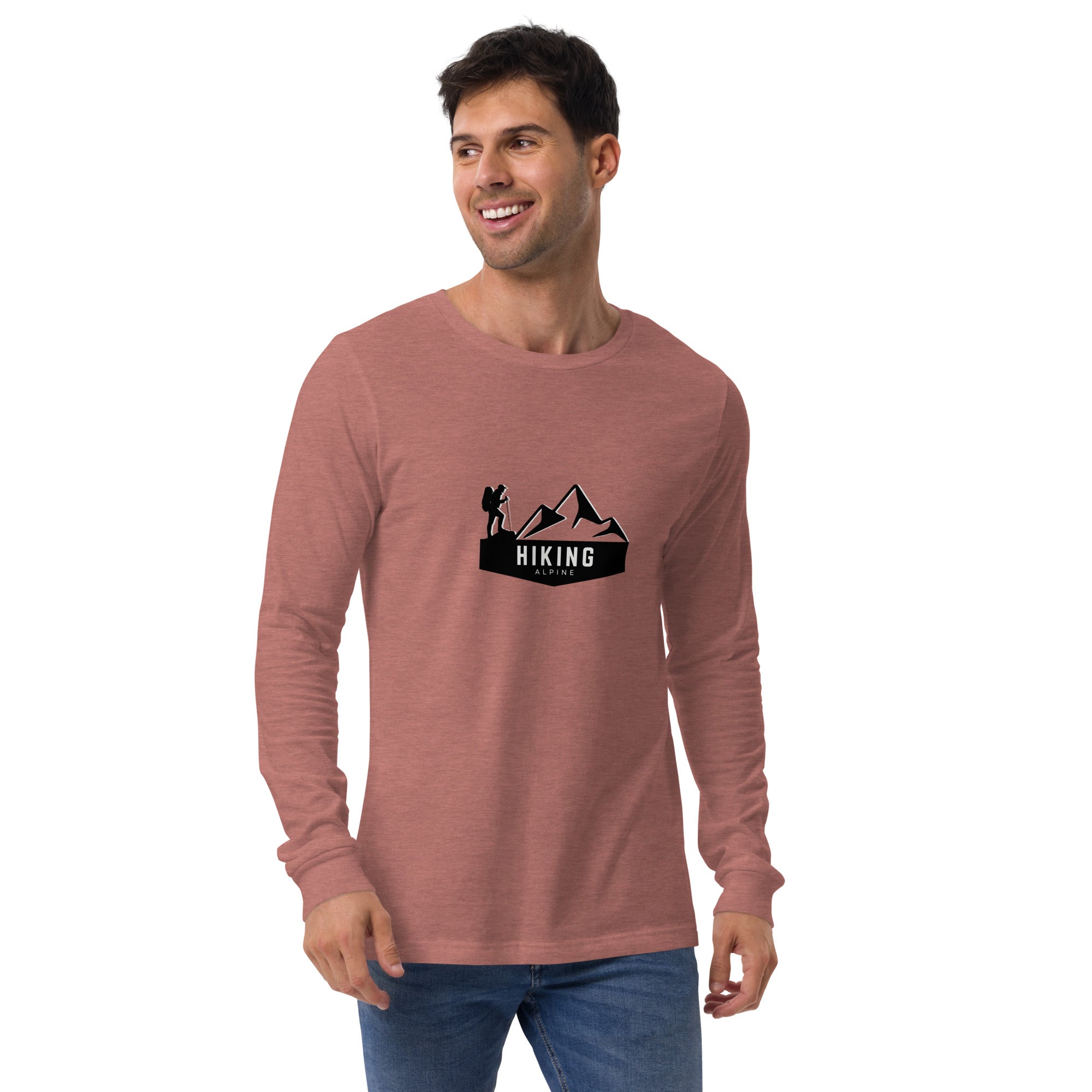Hiking Alpine Unisex Long Sleeve Tee-4