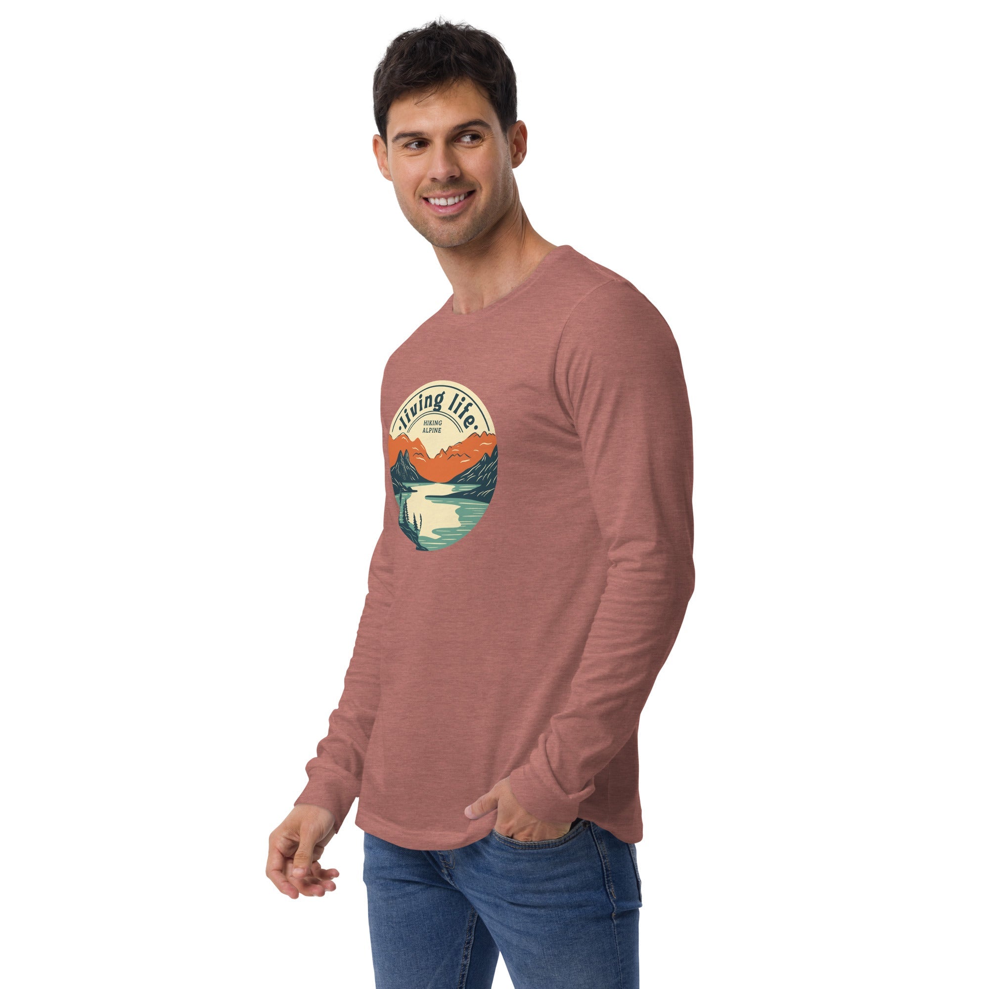 Hiking Alpine Outdoors Unisex Long Sleeve Tee-10