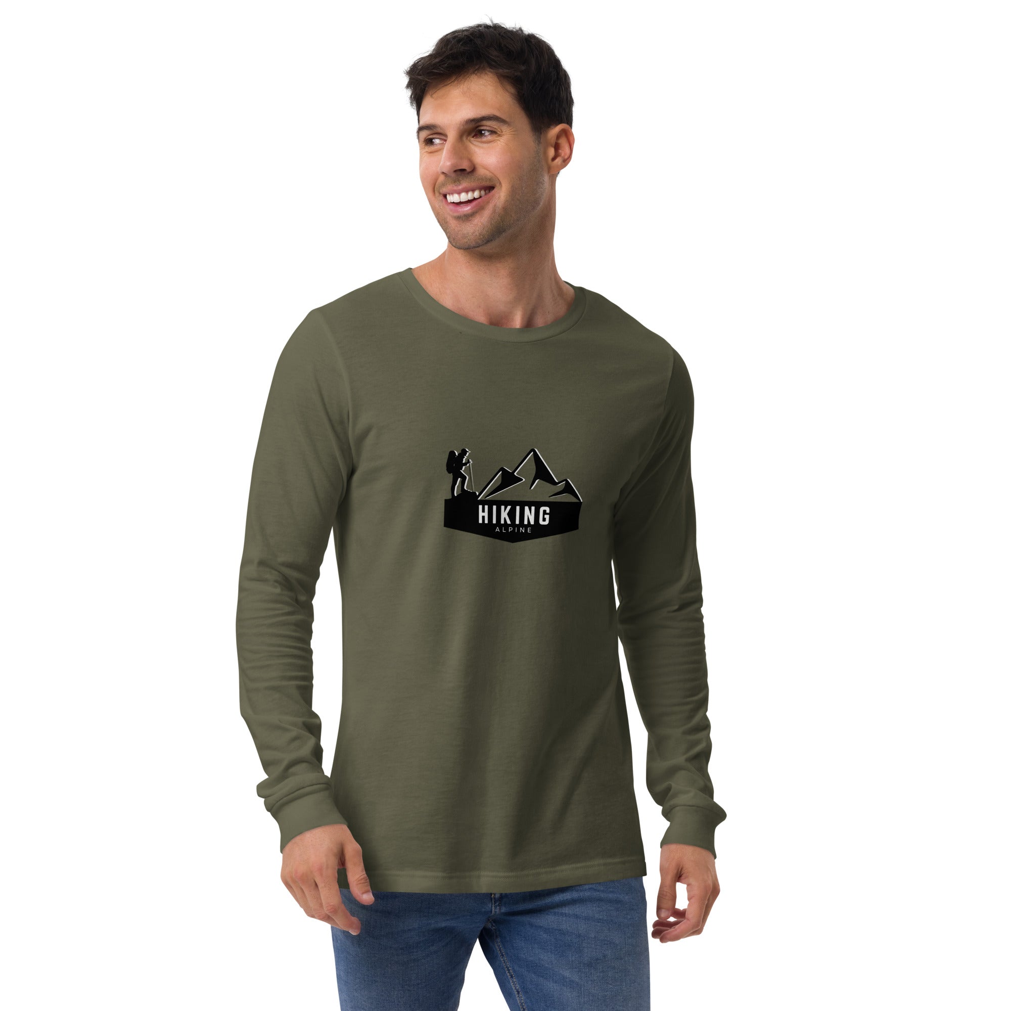 Hiking Alpine Unisex Long Sleeve Tee-2