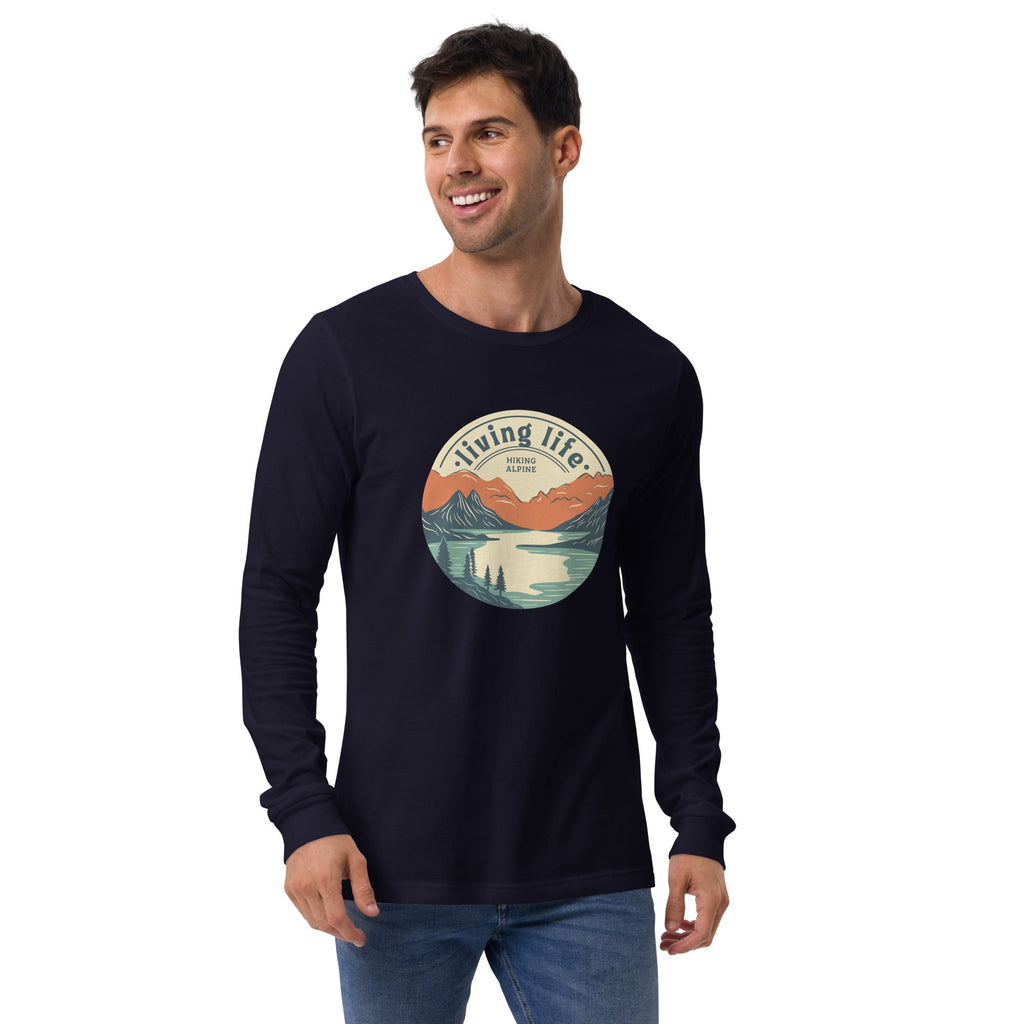 Hiking Alpine Outdoors Unisex Long Sleeve Tee-2