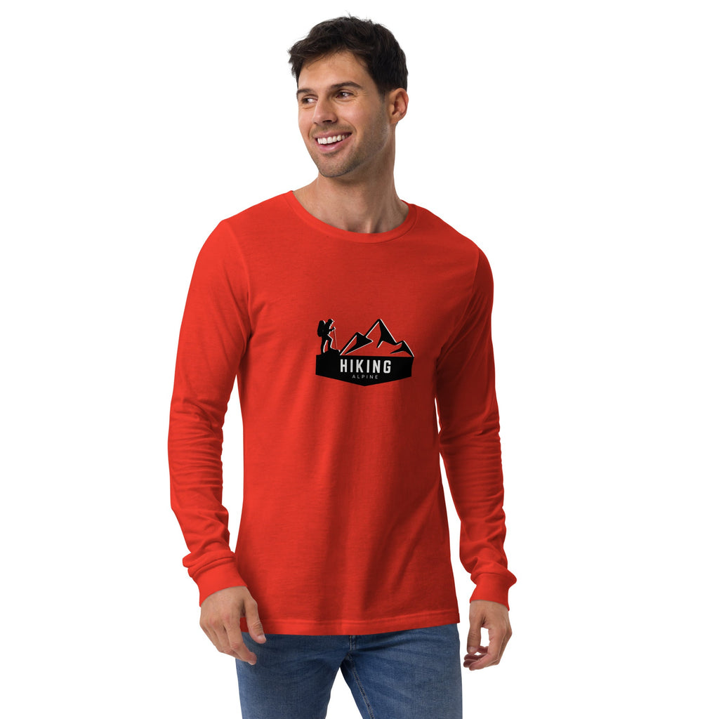 Hiking Alpine Unisex Long Sleeve Tee-0