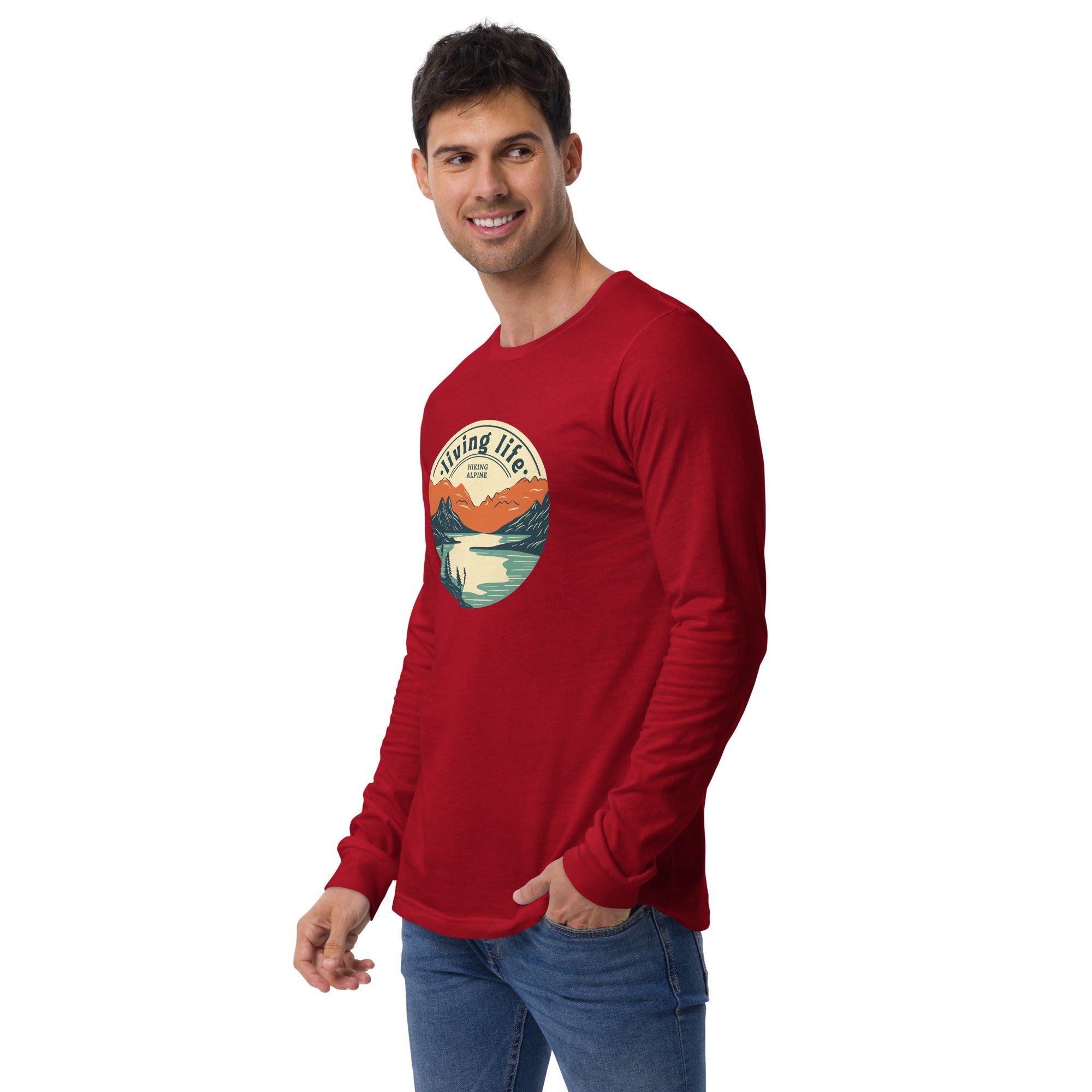 Hiking Alpine Outdoors Unisex Long Sleeve Tee-6