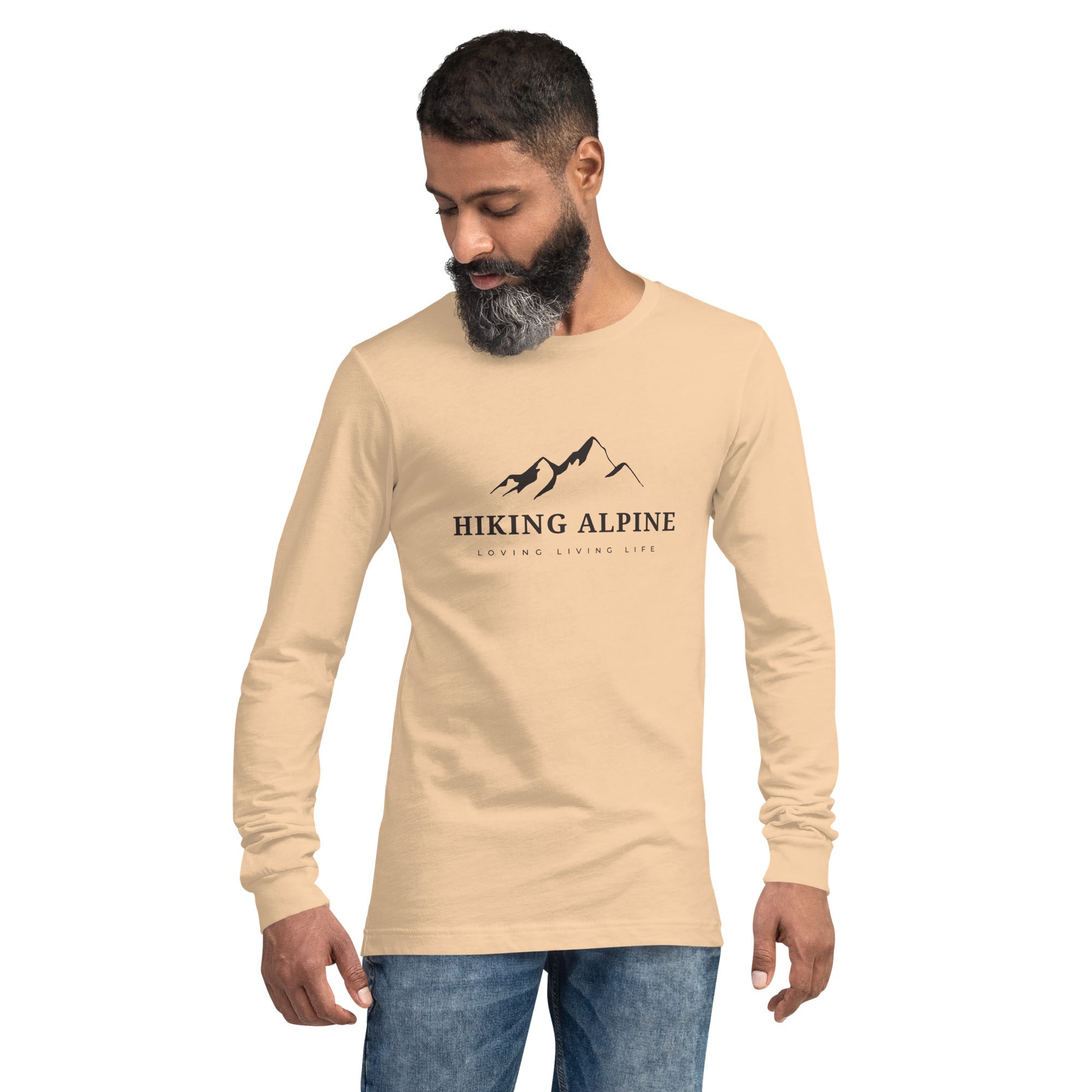 Hiking Alpine Crest Unisex Long Sleeve Tee-9