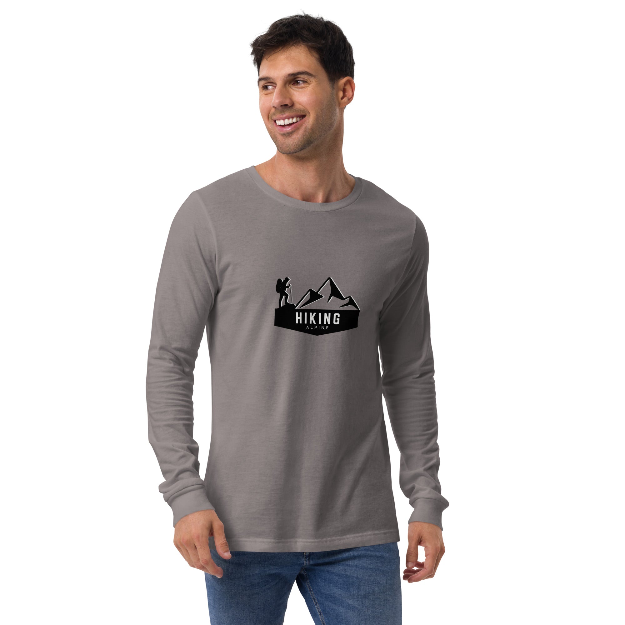 Hiking Alpine Unisex Long Sleeve Tee-5