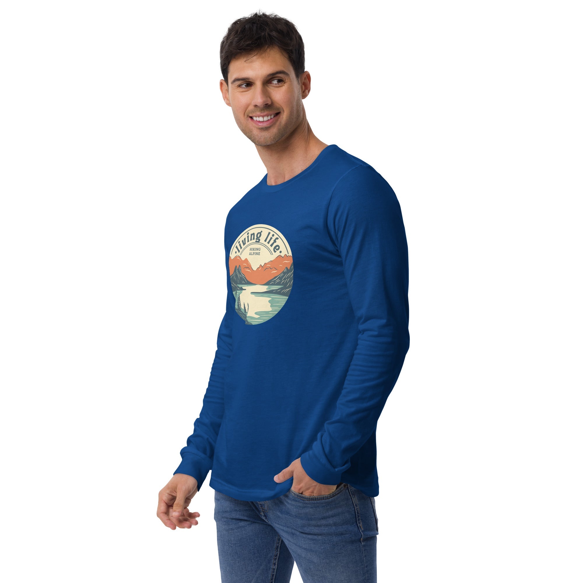 Hiking Alpine Outdoors Unisex Long Sleeve Tee-8