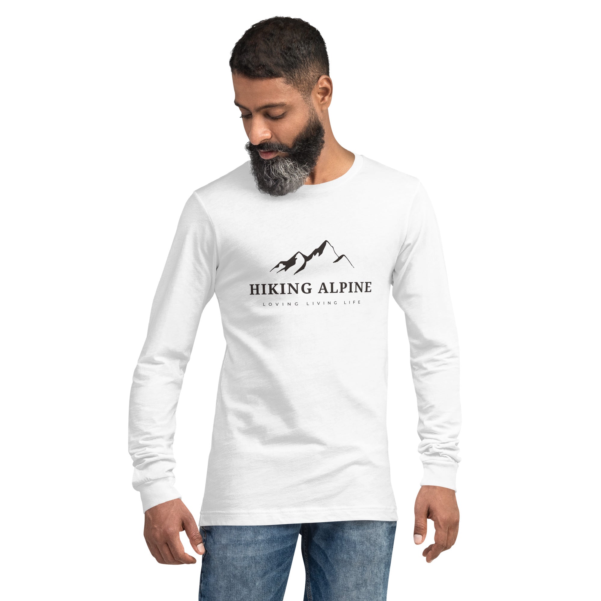 Hiking Alpine Crest Unisex Long Sleeve Tee-10