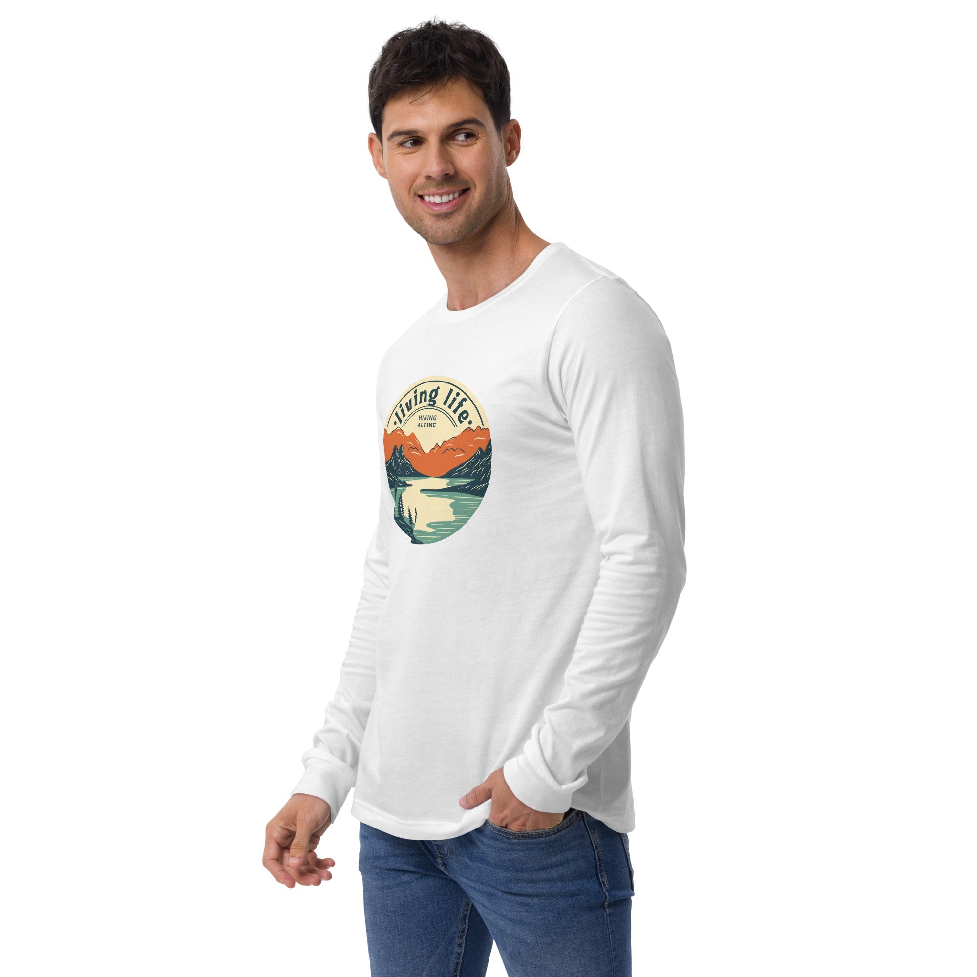Hiking Alpine Outdoors Unisex Long Sleeve Tee-15