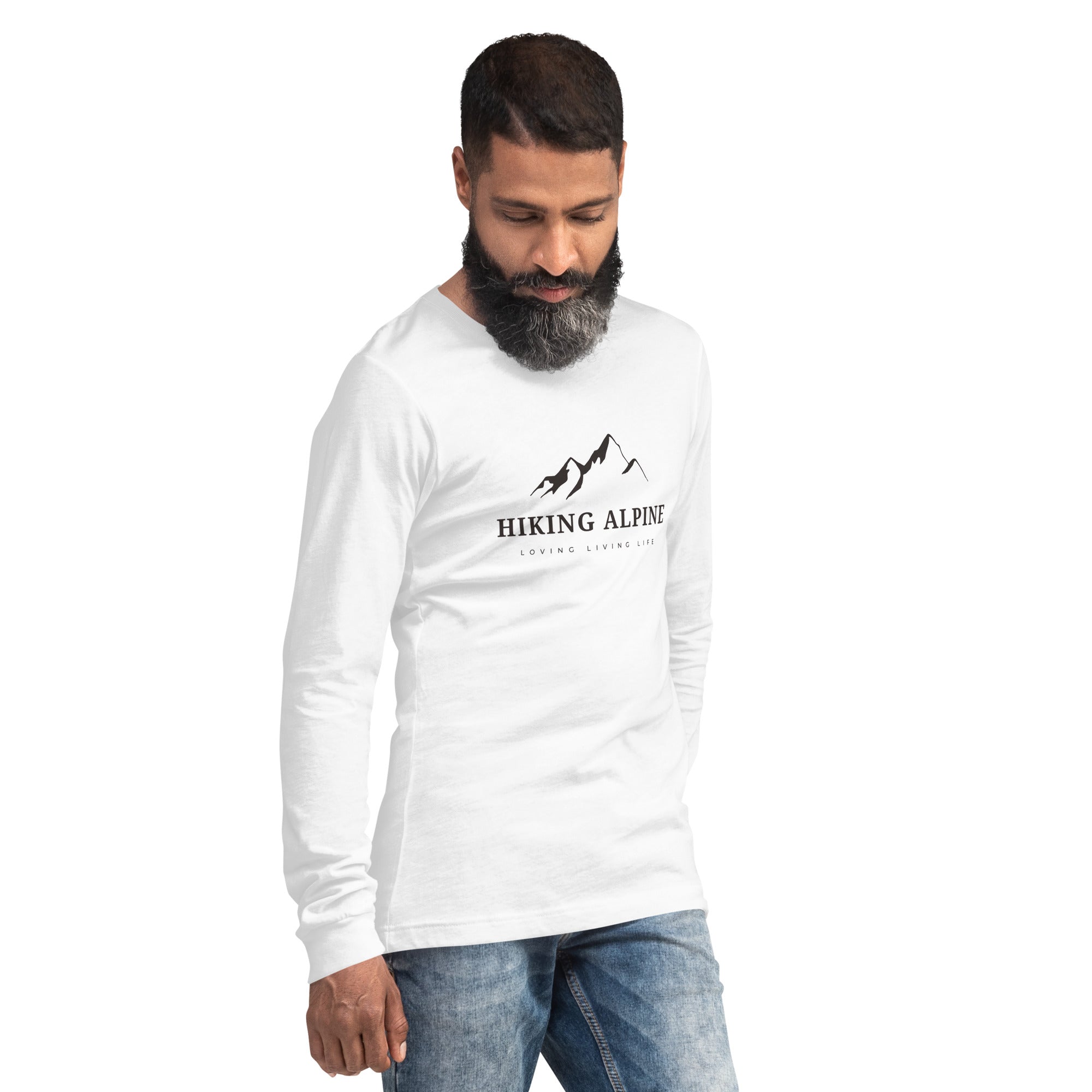 Hiking Alpine Crest Unisex Long Sleeve Tee-0